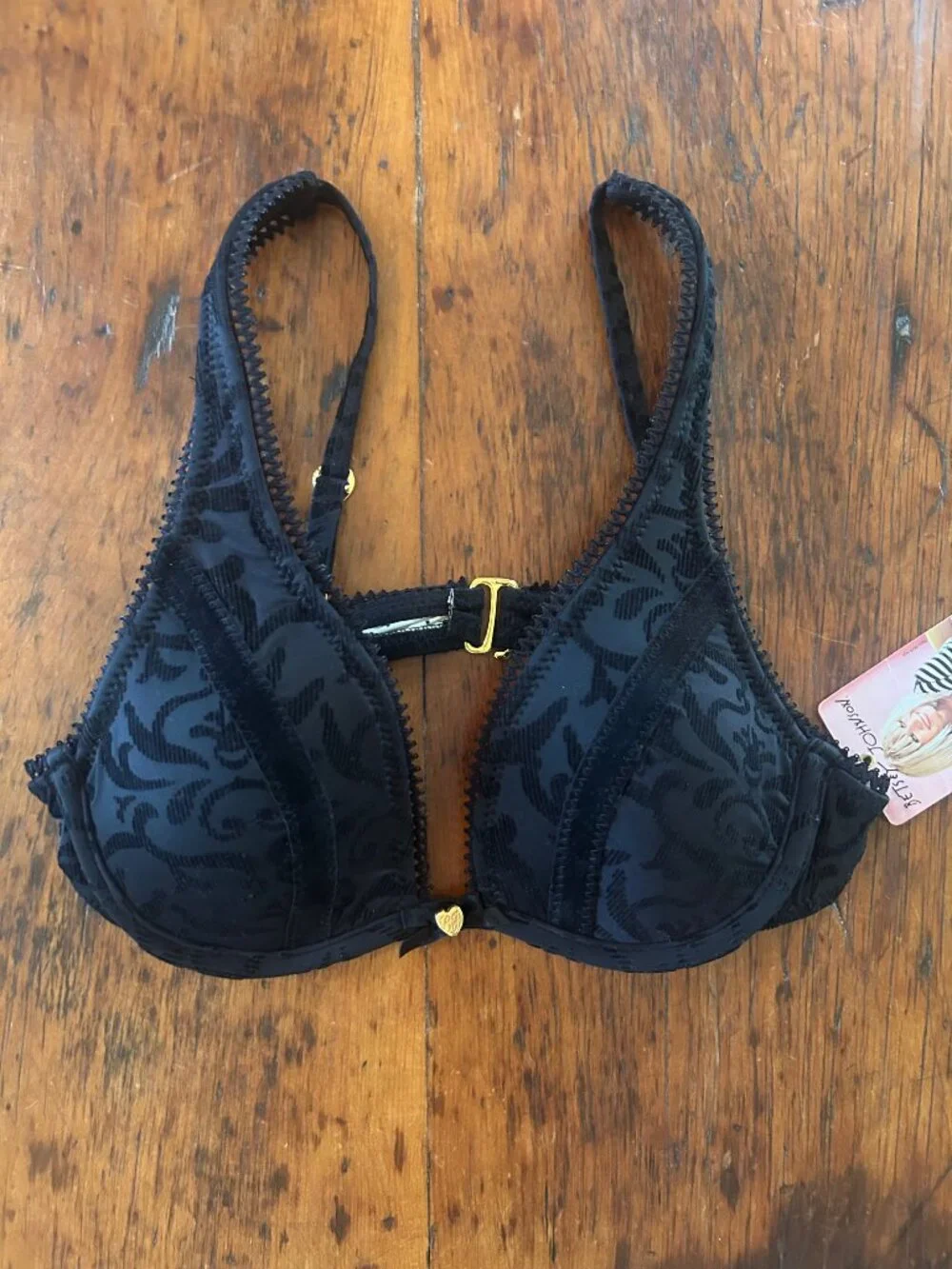 Vintage Betsey Johnson Skirted Bikini Set